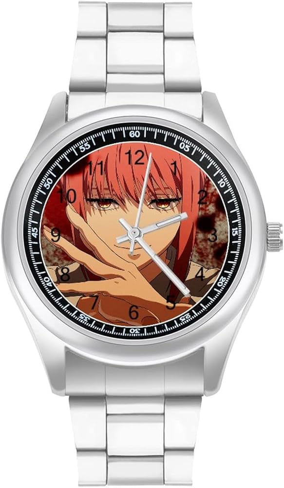 Amazon.co.jp: 腕時計 チェンソーマン マキマ 軽量 ステンレススチール